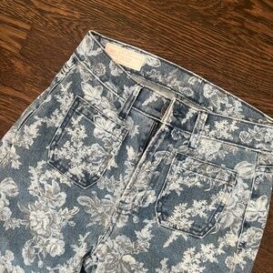 LoveShackFancy X Gap floral jeans